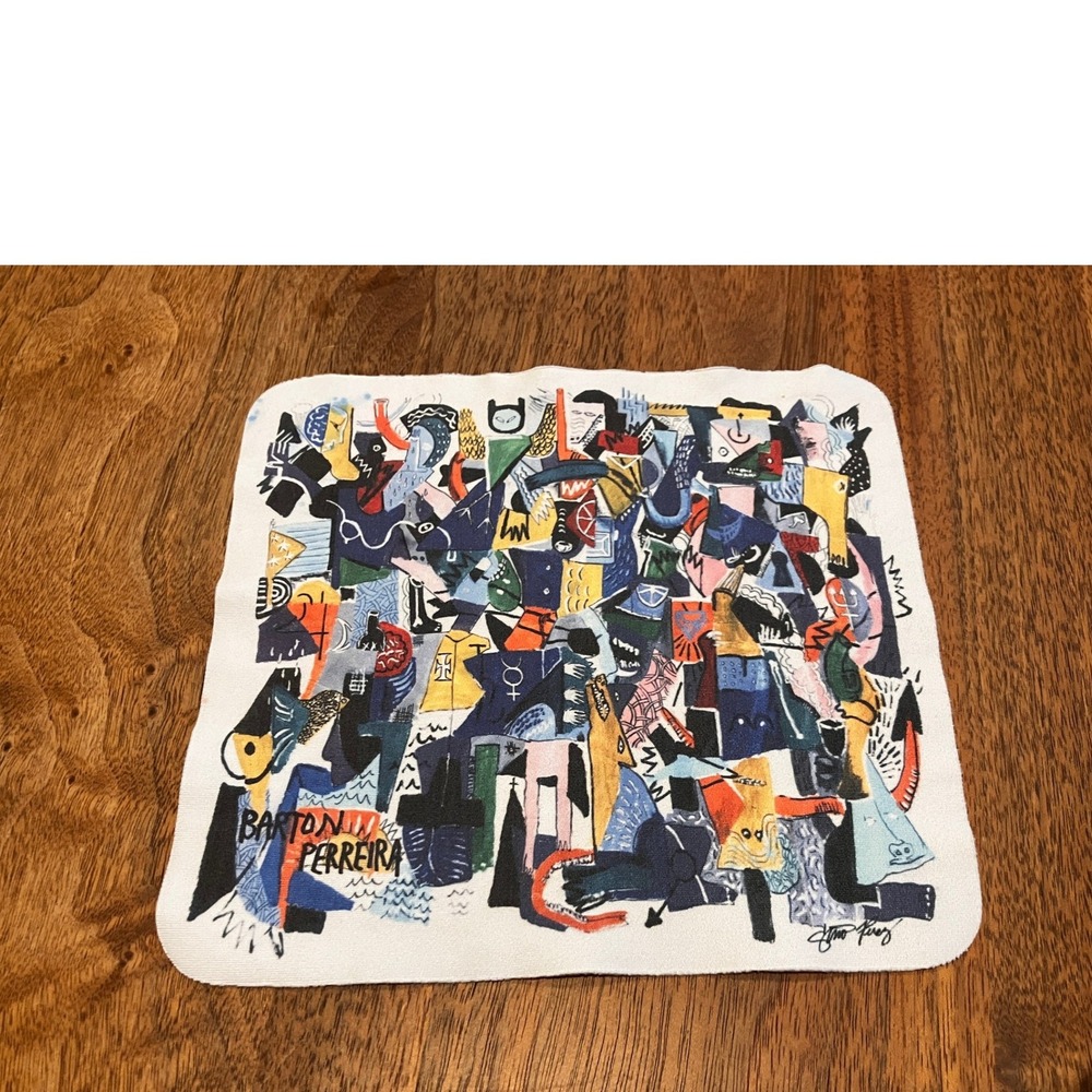 Barton Perreira x Gino‎ Perez Abstract Art Microfiber Cleaning Cloth Multicolor